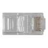 ACT RJ45 (8P/8C) modulaire stekker voor ronde kabel met soepele aders
