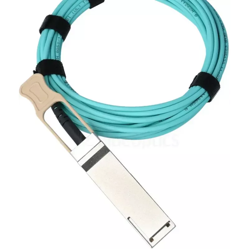 Glasvezel-InfiniBand-kabel BlueOptics QSFP56–QSFP56 5 m, oranje