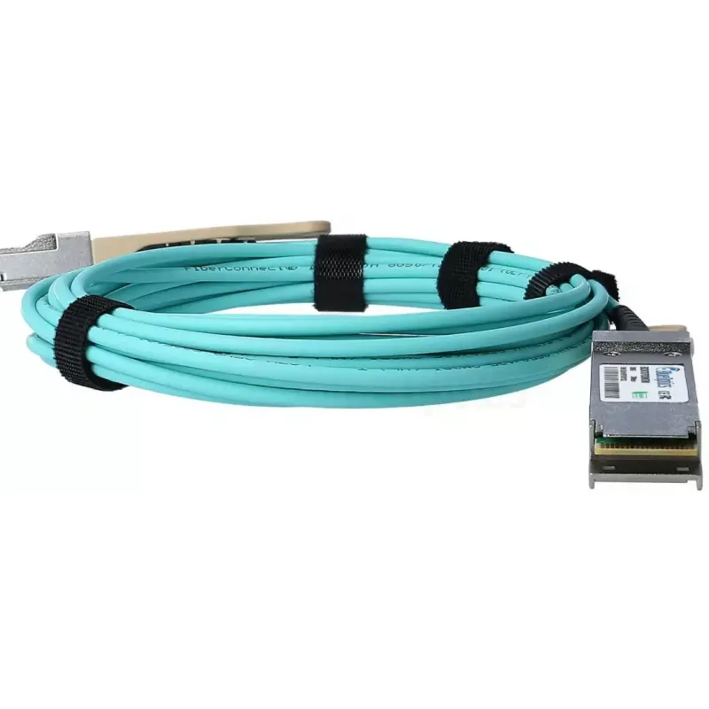 Glasvezel-InfiniBand-kabel BlueOptics QSFP56–QSFP56 5 m, oranje