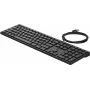 HP Wired Desktop 320K toetsenbord — full-size USB, membraan, zwart