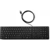 HP Wired Desktop 320K toetsenbord — full-size USB, membraan, zwart