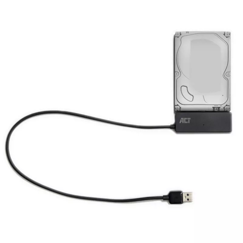 ACT USB 3.2 Gen1 naar 2,5/3,5 inch SATA-adapterkabel voor SSD/HDD