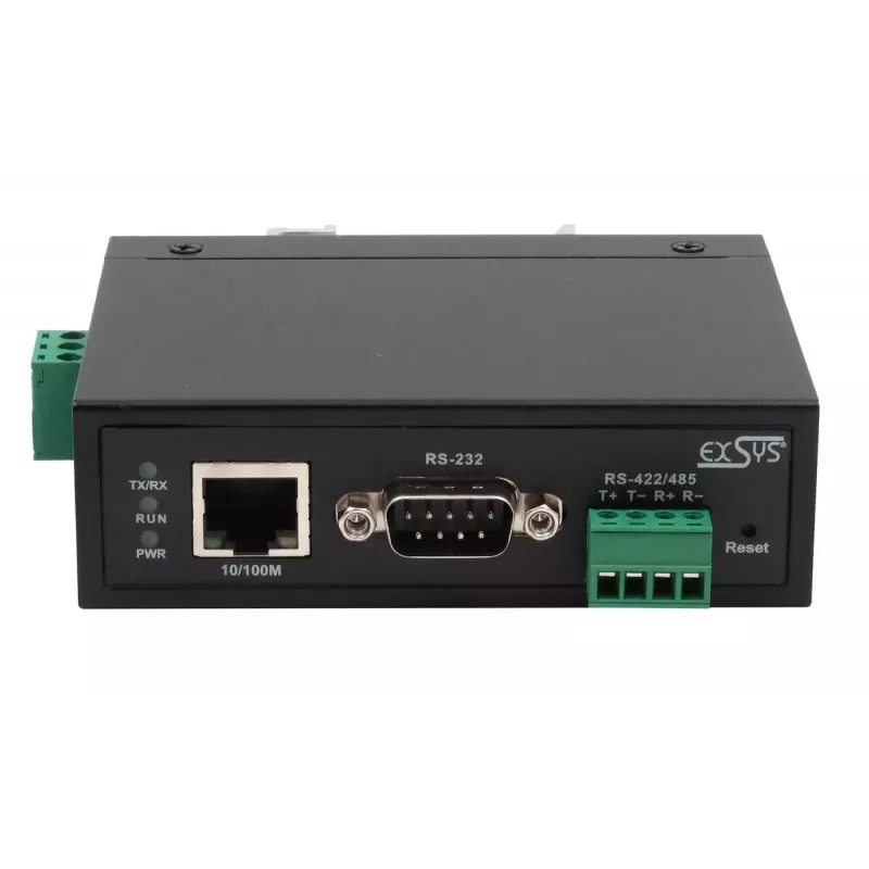 EXSYS EX-61001 seriële server RS-232/422/485 DC 12-48V