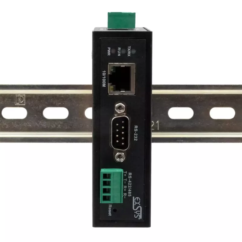 EXSYS EX-61001 seriële server RS-232/422/485 DC 12-48V