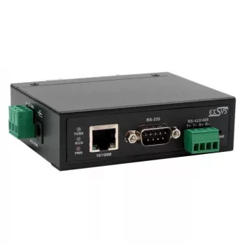 EXSYS EX-61001 seriële server RS-232/422/485 DC 12-48V