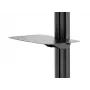 Peerless ACC-MS multimediawagen-accessoire zwart metalen legplank