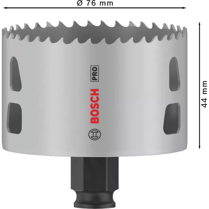 Gatenzaag Bosch PRO Multi Material PC Plus 44/76 mm losse boor