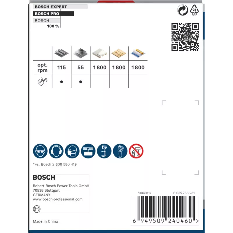 Gatenzaag Bosch PRO Multi Material PC Plus 44/76 mm losse boor