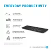 HP 125 bedrade toetsenbord full-size USB membraan QWERTY zwart