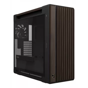 ASUS ProArt PA602 Wood Edition Modern zwart - tempered glass panel Midi Tower zwart, hout