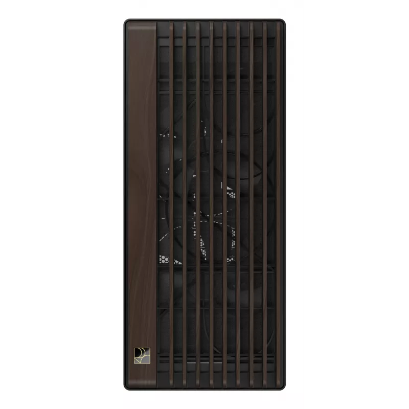ASUS ProArt PA602 Wood Edition Modern zwart - tempered glass panel Midi Tower zwart, hout