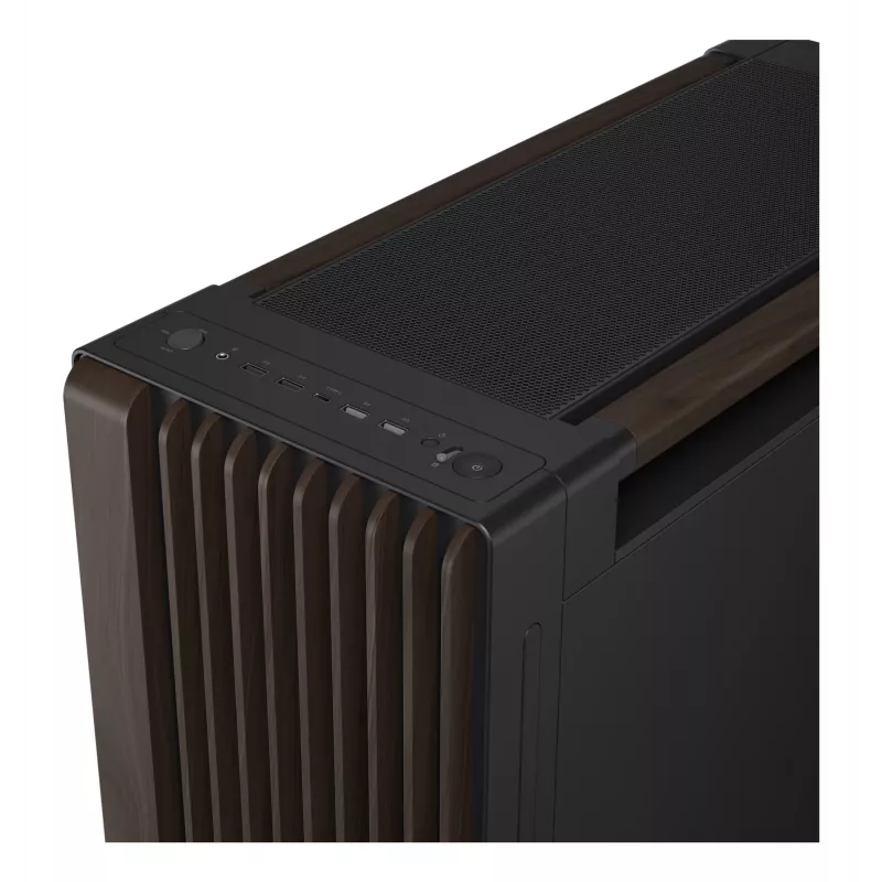 ASUS ProArt PA602 Wood Edition Modern zwart - tempered glass panel Midi Tower zwart, hout