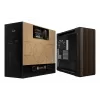 ASUS ProArt PA602 Wood Edition Modern zwart - tempered glass panel Midi Tower zwart, hout