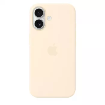 Siliconen hoesje met MagSafe voor Apple iPhone 17 – Vanille, hoesje voor 16 cm (6,3 inch) scherm
