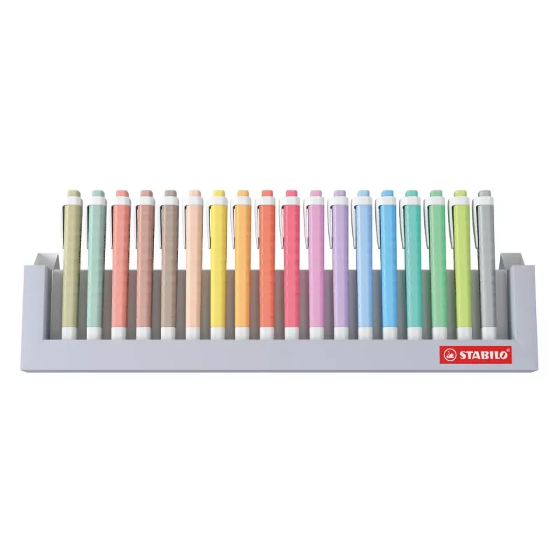 Marker STABILO swing cool 18 stuks wigpunt meerkleurig