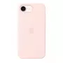 Apple MHWJ4ZM/A siliconen hoesje met MagSafe voor iPhone 17e, 6,1 inch (15,5 cm), Soft Pink