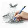 Potlood Staedtler 100J 2B, blauw gelakt, 5,3 mm stift, 1 st.