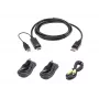 KVM-kabelset ATEN 1,8 m USB Universeel Secure KVM-kabelset – 1,8 m, USB-toetsenbord/muis, DisplayPort-console, zwart
