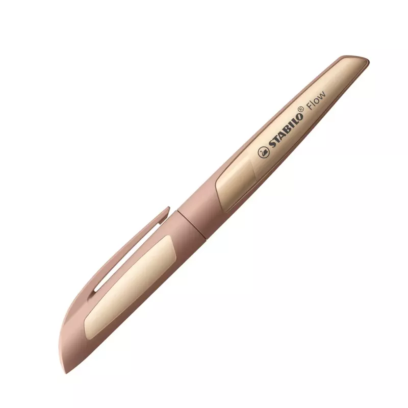 Vulpen STABILO Flow lichtbruin patroon blauwe inkt