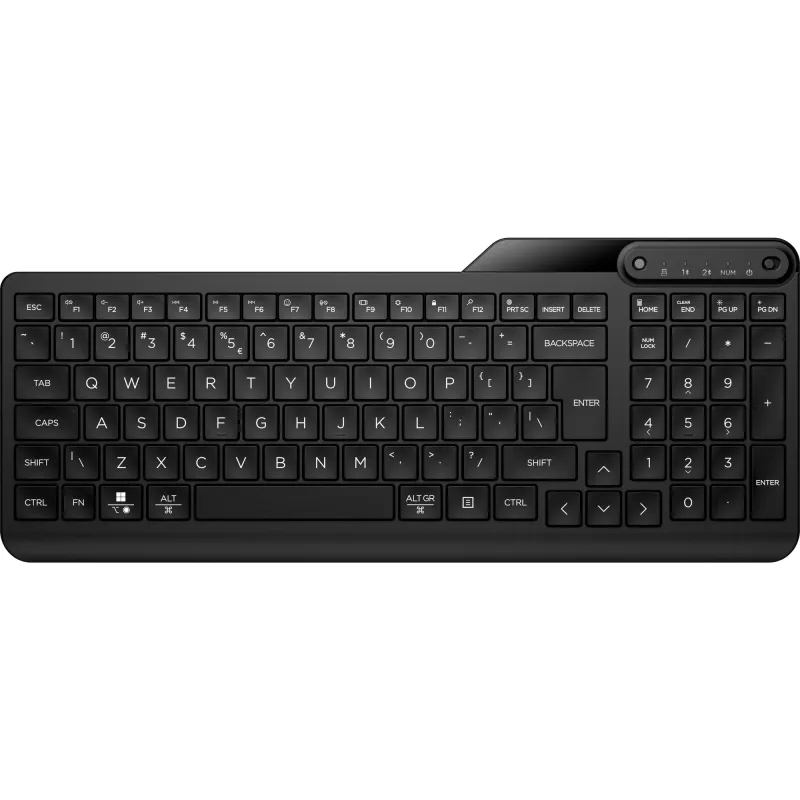 HP 475 Compact draadloos multi-device toetsenbord met dual-mode, 2-zone-indeling (7N7B9AA#UUW)