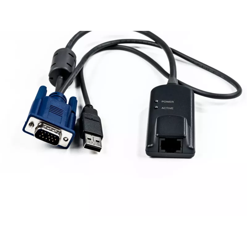 Vertiv Avocent MPUIQ-VMCHS kabel-interface-/gender-changer VGA (D-Sub) USB 2.0 zwart, blauw