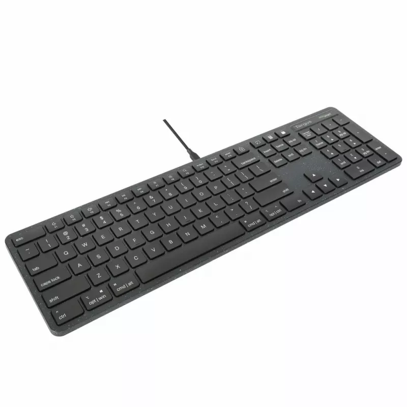 Targus EcoSmart AKB874UK toetsenbord universeel USB QWERTY UK-Engels zwart