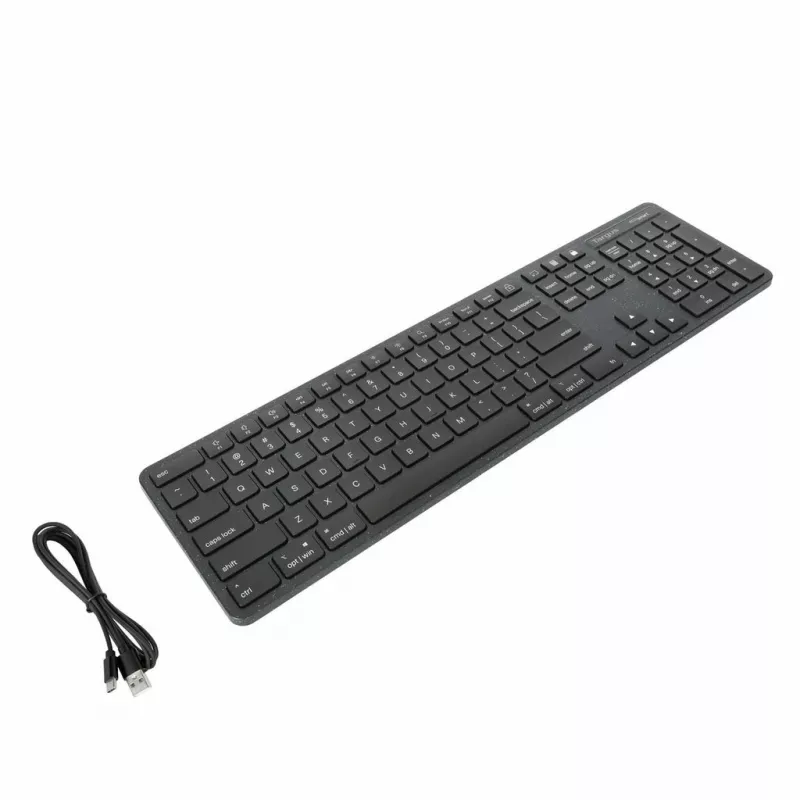 Targus EcoSmart AKB874UK toetsenbord universeel USB QWERTY UK-Engels zwart