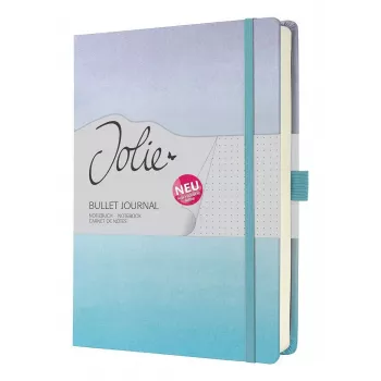 Schrijfboek Sigel Jolie JB100 A5+ 100 vel blauw violet