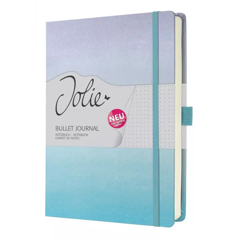 Schrijfboek Sigel Jolie JB100 A5+ 100 vel blauw violet