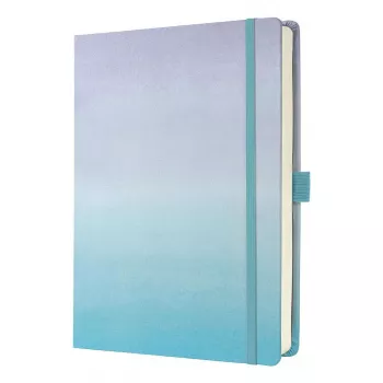 Schrijfboek Sigel Jolie JB100 A5+ 100 vel blauw violet
