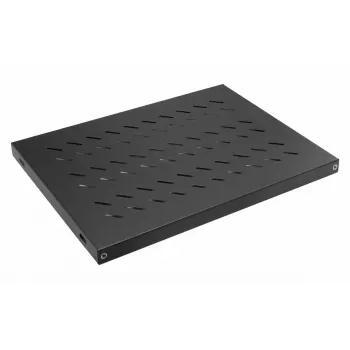 Rackplateau Equip Variable Shelf 19' 1U 350MM zwart