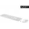 HP 650 draadloze toetsenbord- en muiscombinatie full-size membraan wit