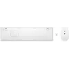 HP 650 draadloze toetsenbord- en muiscombinatie full-size membraan wit