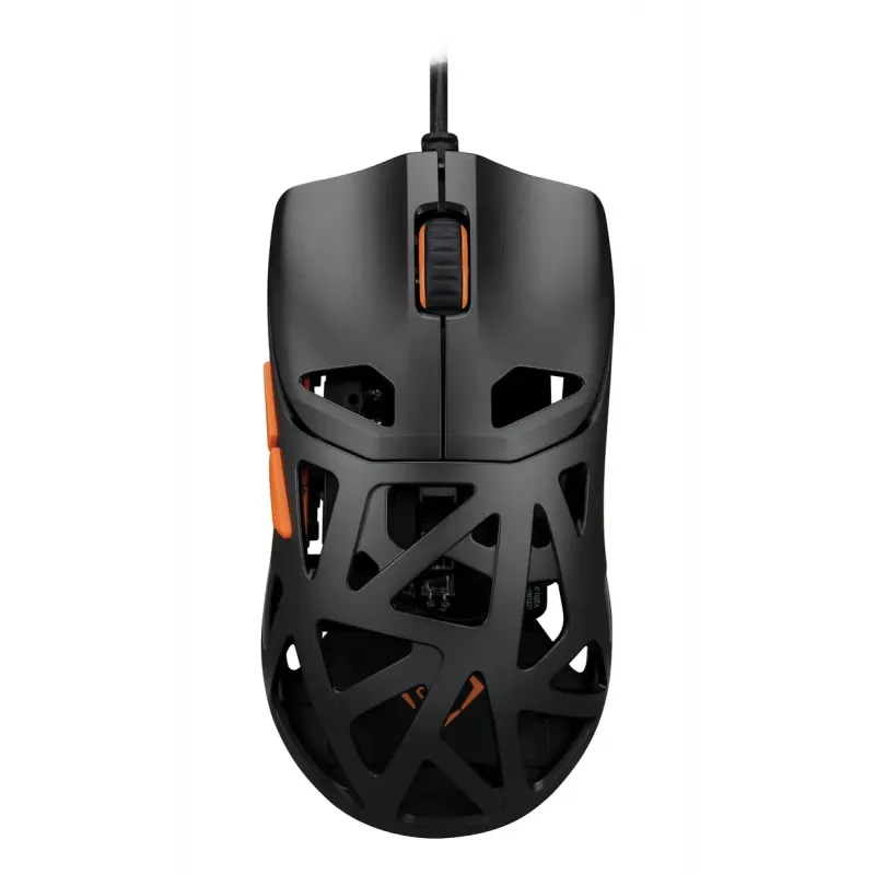 Gaming-muis DELTACO DM360 ultralight 47 g, 12.400 DPI, 3327-sensor