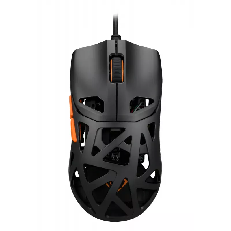 Gaming-muis DELTACO DM360 ultralight 47 g, 12.400 DPI, 3327-sensor