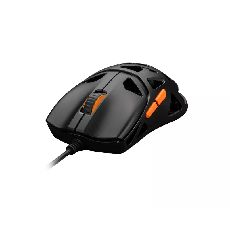 Gaming-muis DELTACO DM360 ultralight 47 g, 12.400 DPI, 3327-sensor
