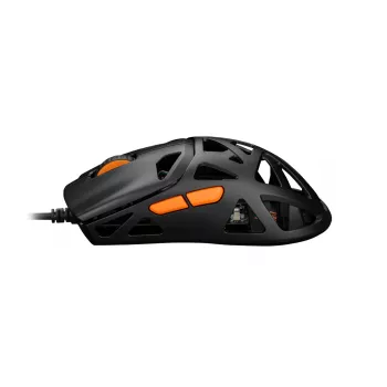 Gaming-muis DELTACO DM360 ultralight 47 g, 12.400 DPI, 3327-sensor