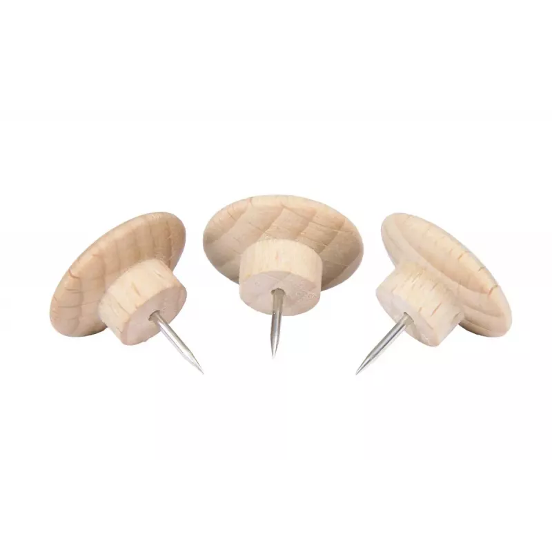 Prikpinnen Legamaster WOODEN 25 stuks