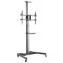 Techly ICA-TR46 multimedia-rolwagen/-standaard zwart flatpanel