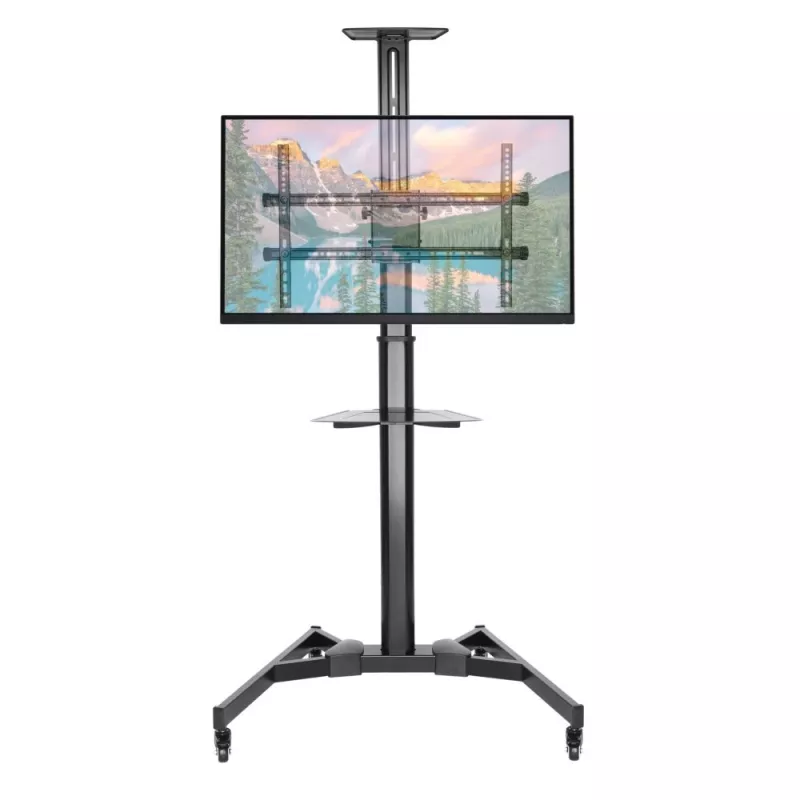 Techly ICA-TR46 multimedia-rolwagen/-standaard zwart flatpanel