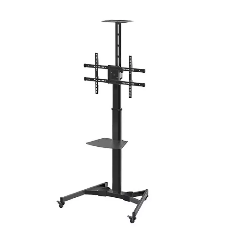 Techly ICA-TR46 multimedia-rolwagen/-standaard zwart flatpanel