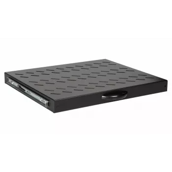 Equip schuiflade 19', 1U, 600MM, zwart