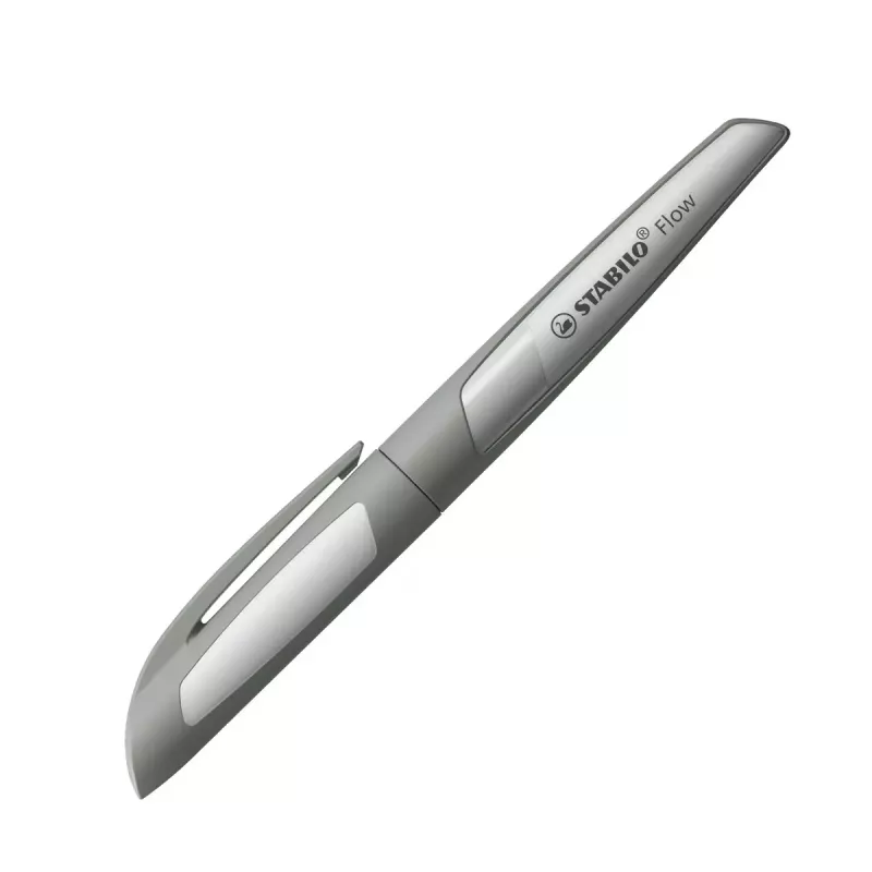 Vulpen STABILO Flow grijs patroon blauwe inkt
