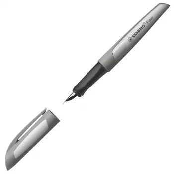 Vulpen STABILO Flow grijs patroon blauwe inkt