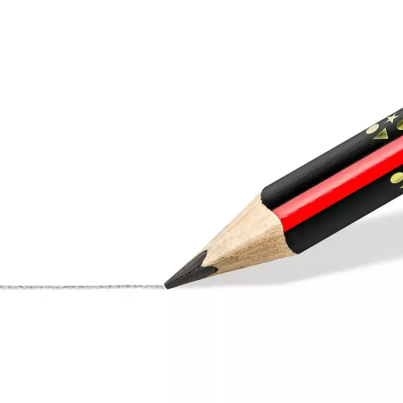 Potlood Staedtler Jumbo 2B zeshoekig, stiftdiameter Ø 3 mm, veelkleurig, 1 stuk