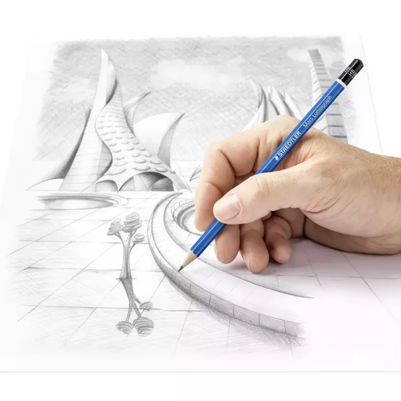 Potloodset Staedtler Mars Lumograph 100 12 stuks