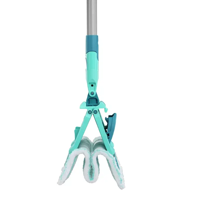 Vloerreinigingsset Leifheit PowerClean M 1055510 met microvezeldoek en verstelbare steel