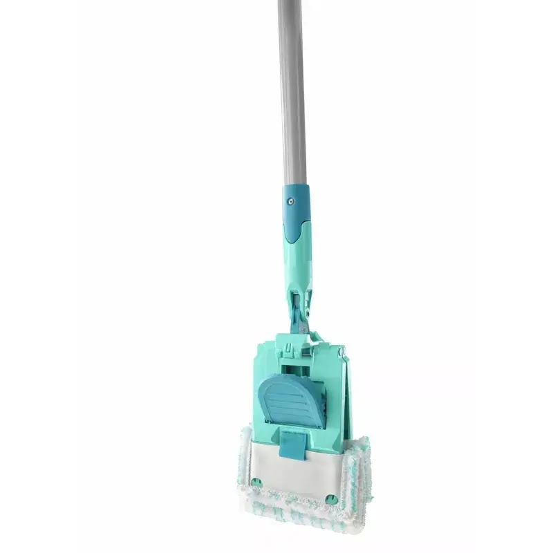 Vloerreinigingsset Leifheit PowerClean M 1055510 met microvezeldoek en verstelbare steel
