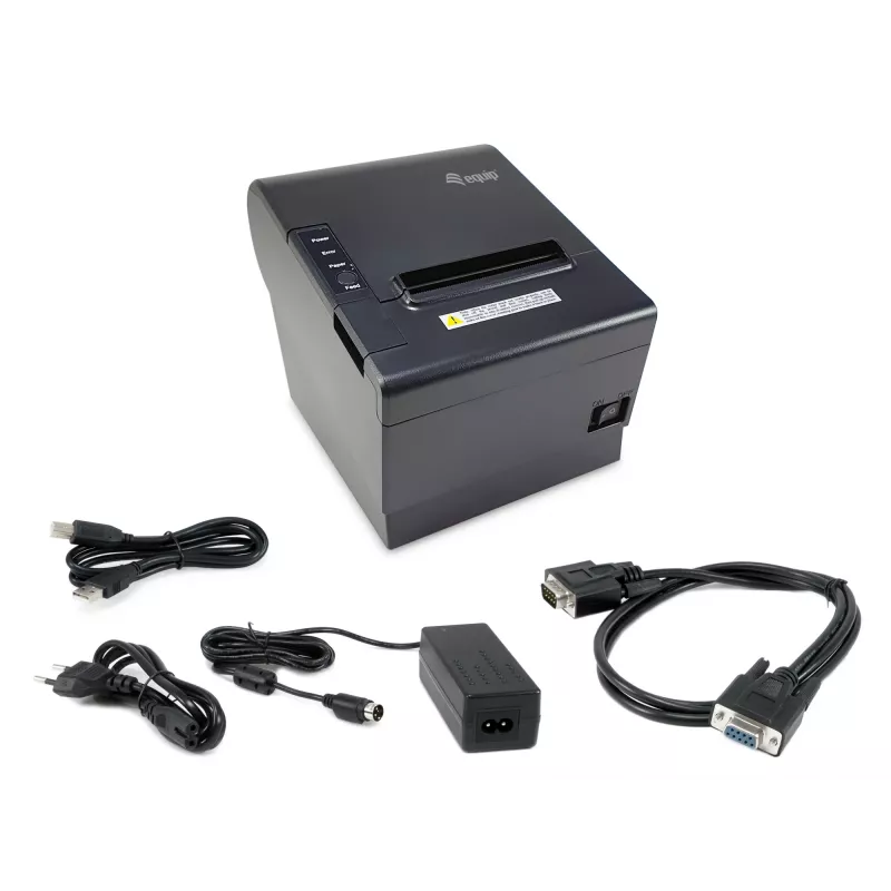 Equip 80mm thermische kassabonprinter met automatische snijder, USB/Ethernet/serieel/kassalade-aansluiting