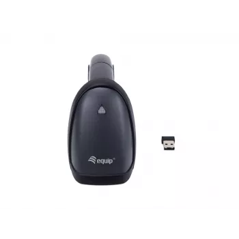 Handheld-barcodelezer Equip draadloze 2D-barcodescanner met standaard